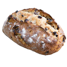 Lodewijker appel rozijnen brood